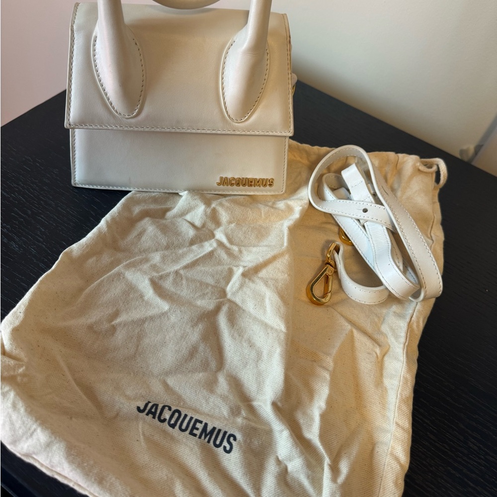 Jacquemus Le Chiquita Top handle bag white